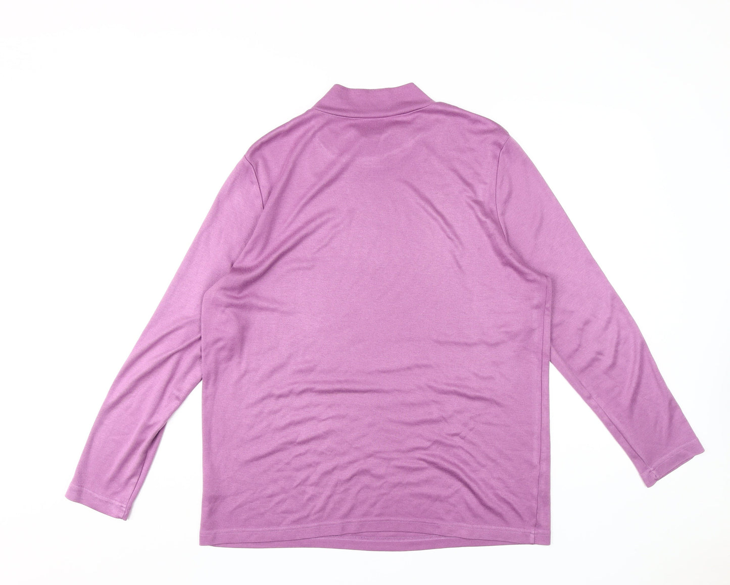 Womens UK Size XL Damart Purple Basic T-Shirt