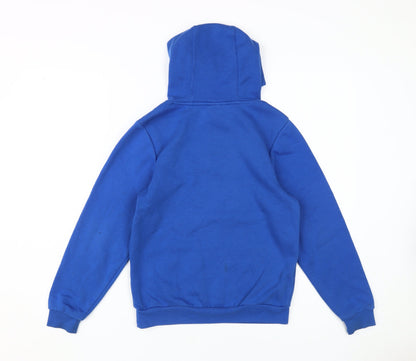 Slazenger Boys Blue Pullover Hoodie, Hooded, Size 13 Years