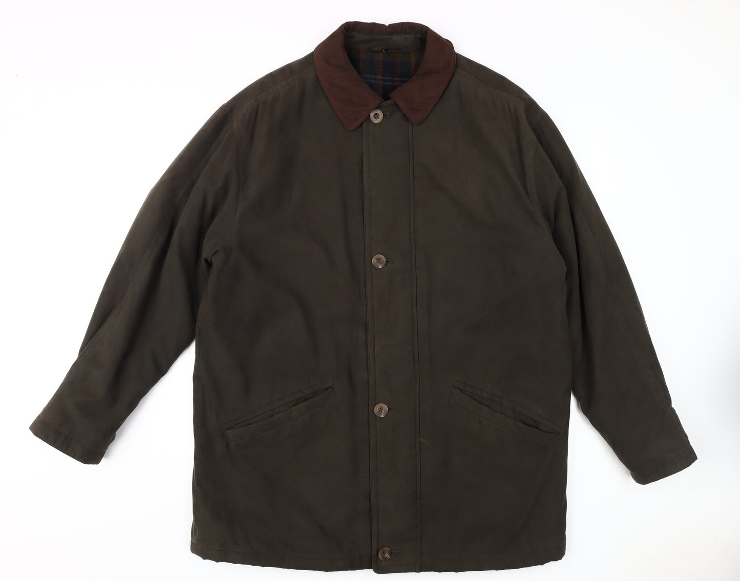 Mens UK Size L BHS Brown Overcoat