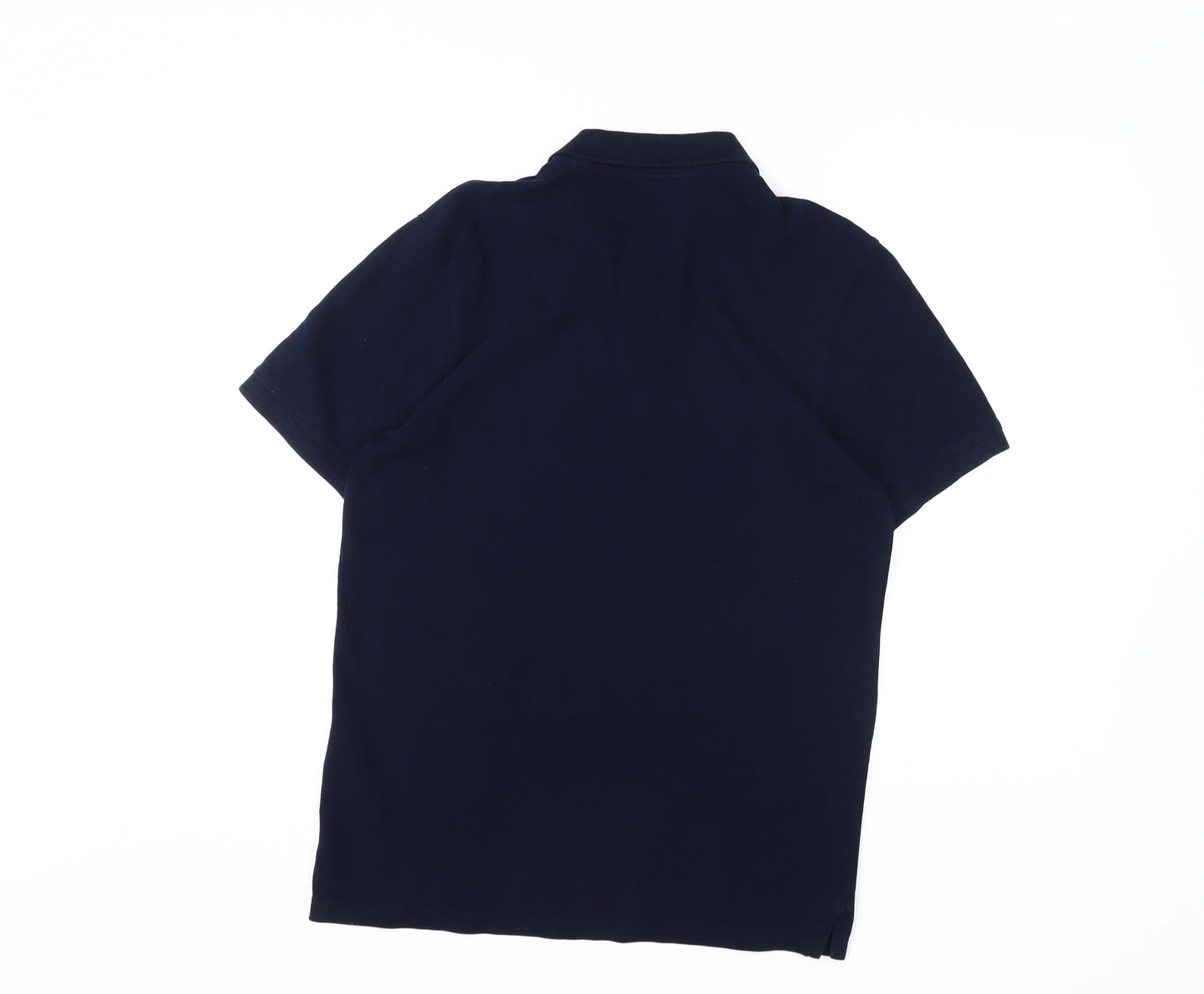 Jack & Jones Men's Blue Polo Shirt M Short Sleeve Casual