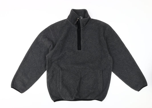 Mens UK Size M Giordano Grey Basic Jacket