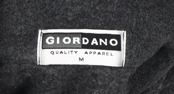 Mens UK Size M Giordano Grey Basic Jacket