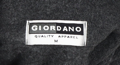 Mens UK Size M Giordano Grey Basic Jacket