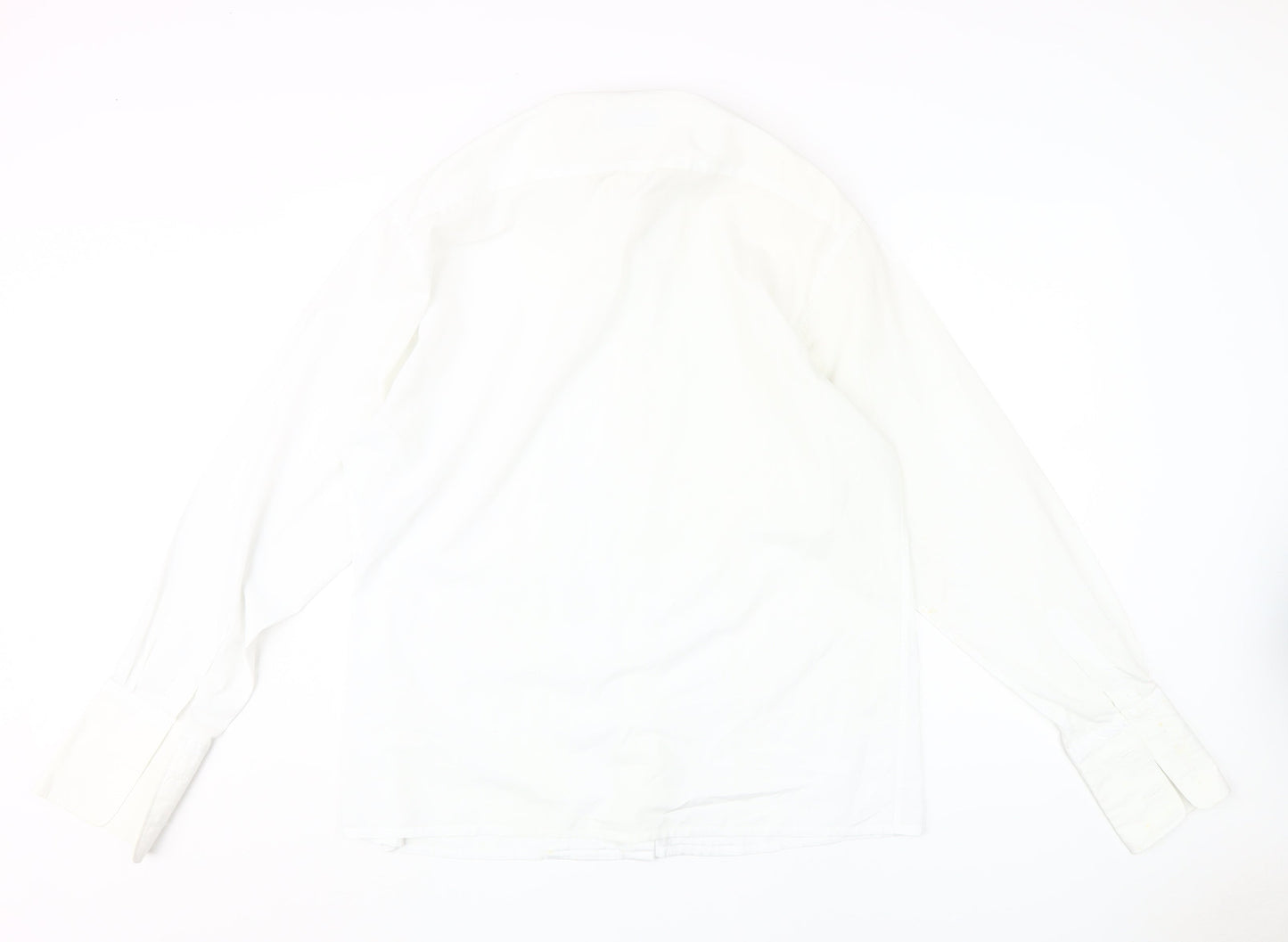 Scott Taylor Men's White Dress Shirt, Size 16/41, Classic Fit