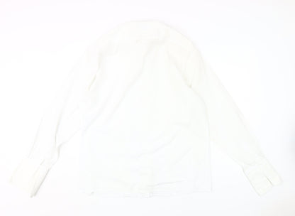 Scott Taylor Men's White Dress Shirt, Size 16/41, Classic Fit