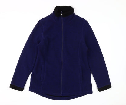 32 Degrees Women's Blue Jacket, Size M, Full Zip Mid-Length