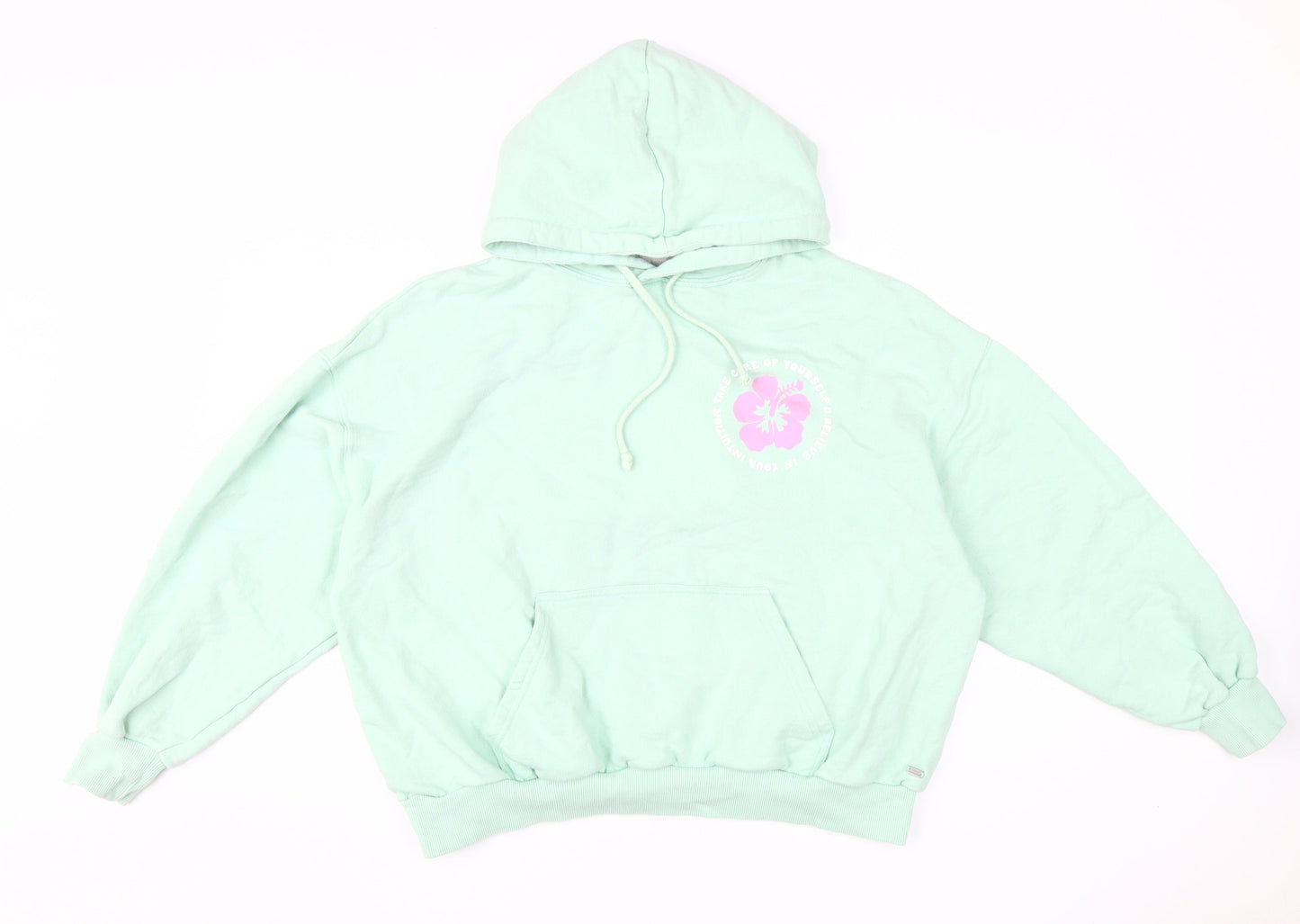 Pacific Republic Teens Green Pullover Hoodie M