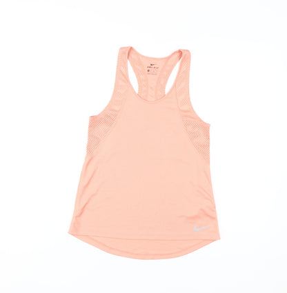 Nike Women's Pink Dri-Fit XS Tank Top for Gym & Running