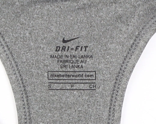 Nike Women's Grey Dri-Fit Racerback Tank, Size S