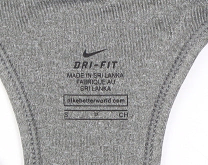 Nike Women's Grey Dri-Fit Racerback Tank, Size S