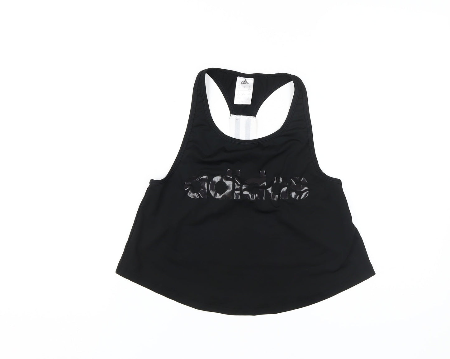 Adidas Women's Black Tank Top, Size S, Racerback, Gym Wear