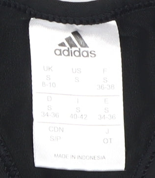 Adidas Women's Black Tank Top, Size S, Racerback, Gym Wear