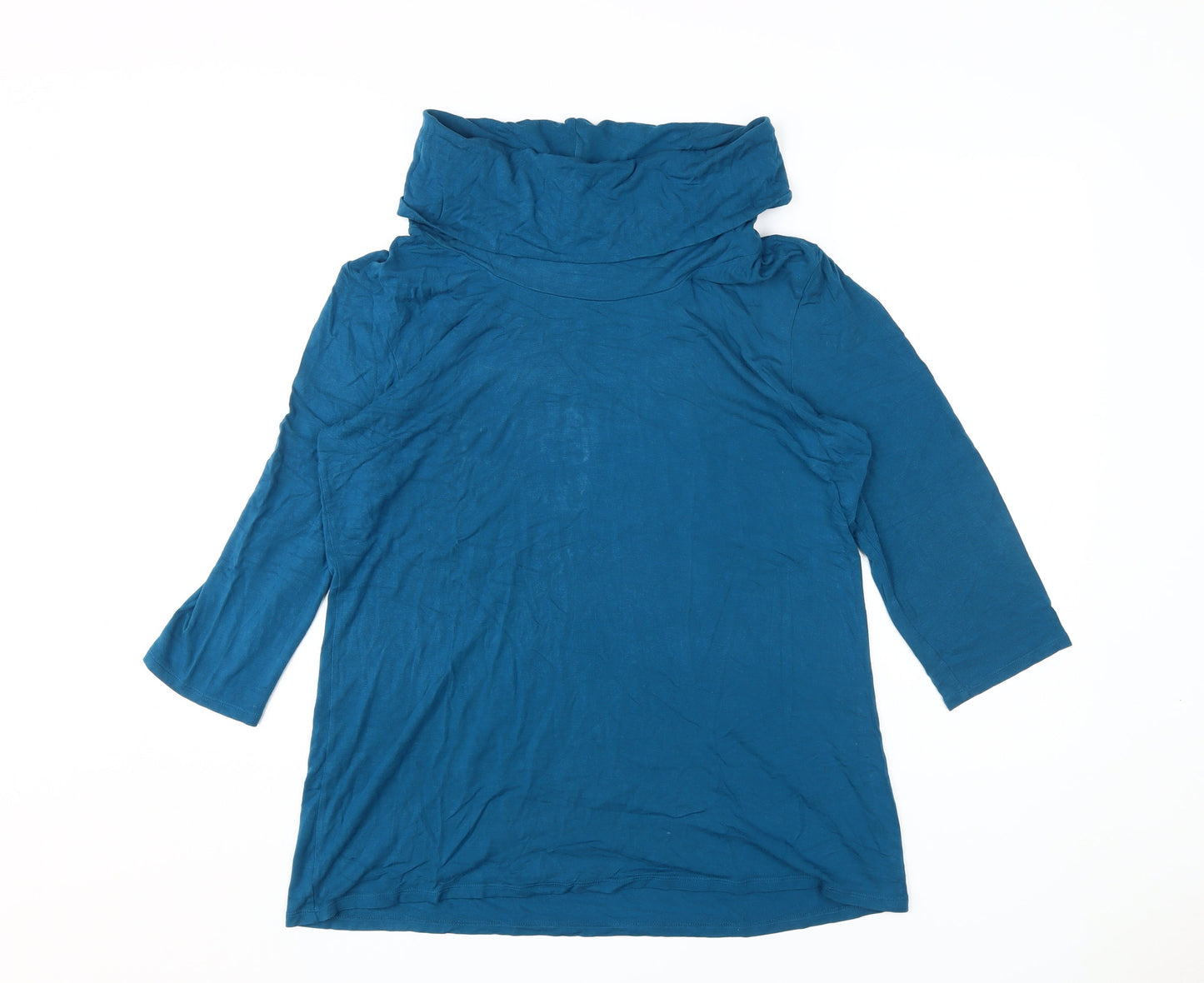 Womens UK Size L Damart Blue Basic Blouse