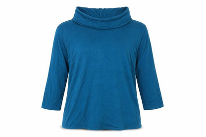 Womens UK Size L Damart Blue Basic Blouse