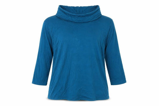 Womens UK Size L Damart Blue Basic Blouse