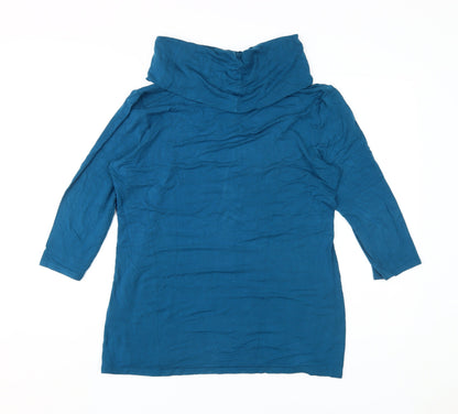 Womens UK Size L Damart Blue Basic Blouse