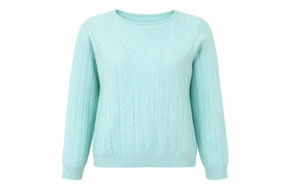Womens UK Size L Compliments Green Pullover Jumper