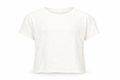 Womens UK Size 4 Topshop White Basic T-Shirt