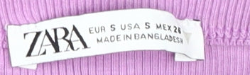 Womens UK Size S Zara Purple Camisole Tank