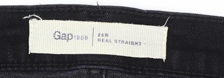 Gap Women's Black Straight Jeans - Size 2, Classic Fit