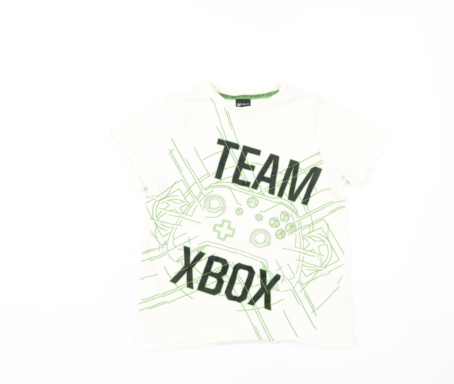 Xbox Boys' White Graphic T-Shirt 11-12 Years, Gaming Style