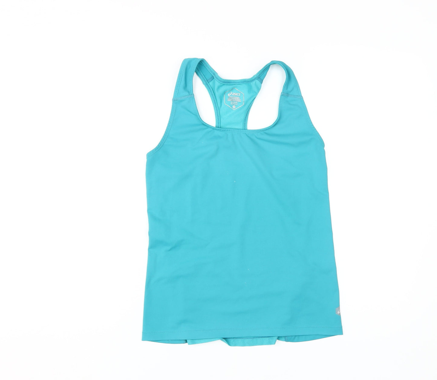 Asics Women's Blue Racerback Tank Top M Athletic