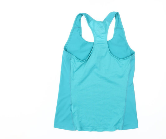 Asics Women's Blue Racerback Tank Top M Athletic