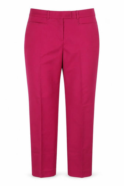 Womens UK Size 12 MNG Regular Fit Casual Pink Trousers