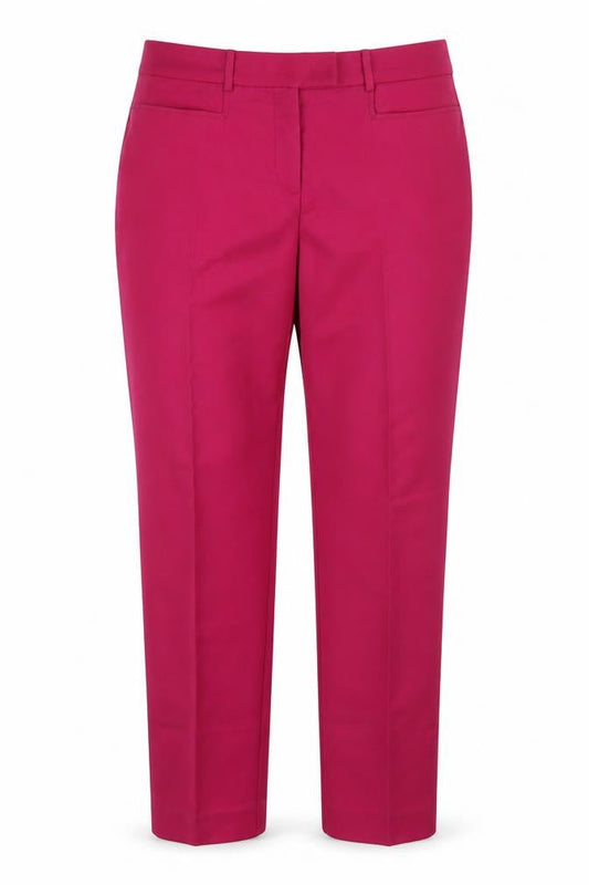 Womens UK Size 12 MNG Regular Fit Casual Pink Trousers