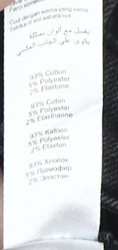 New Look Women’s Black Skinny Distressed Jeans Size 10