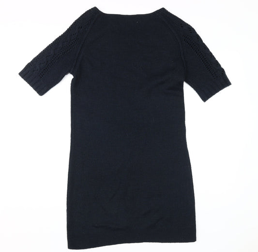 Dorothy Perkins Women's Black Jumper Dress Size 12