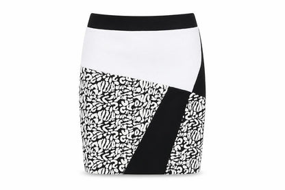 River Island Girls Black Patterned Skirt 9-10 Years
