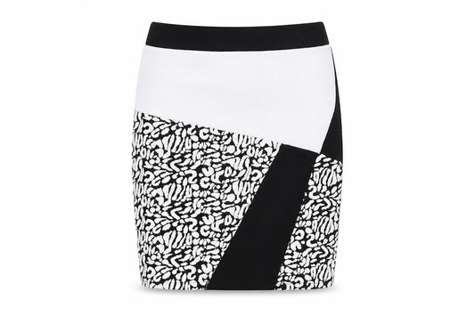 River Island Girls Black Patterned Skirt 9-10 Years
