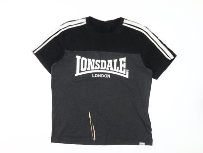 Lonsdale Men’s XL Black Logo T-Shirt