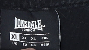Lonsdale Men’s XL Black Logo T-Shirt