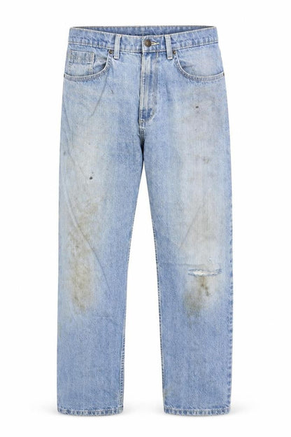 Mens UK Size 32 Marks and Spencer  Straight Blue Jeans