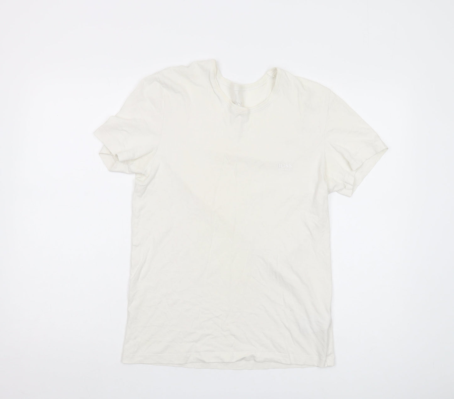 Mens UK Size S HUGO BOSS White  T-Shirt
