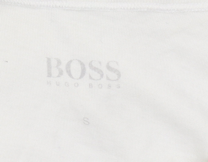 Mens UK Size S HUGO BOSS White  T-Shirt