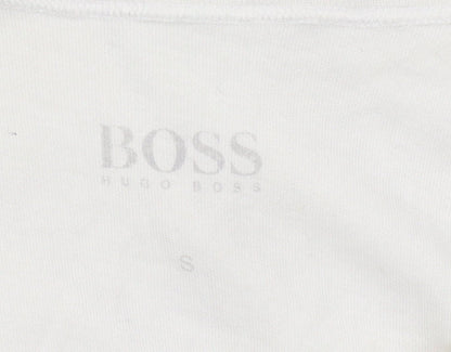 Mens UK Size S HUGO BOSS White  T-Shirt