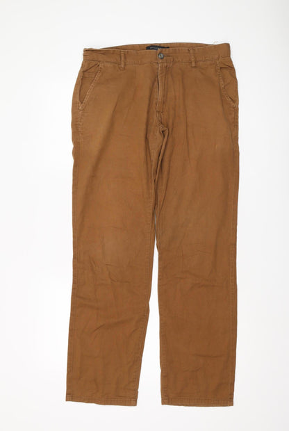 Pierre Cardin Men's Brown Chino Trousers Size L