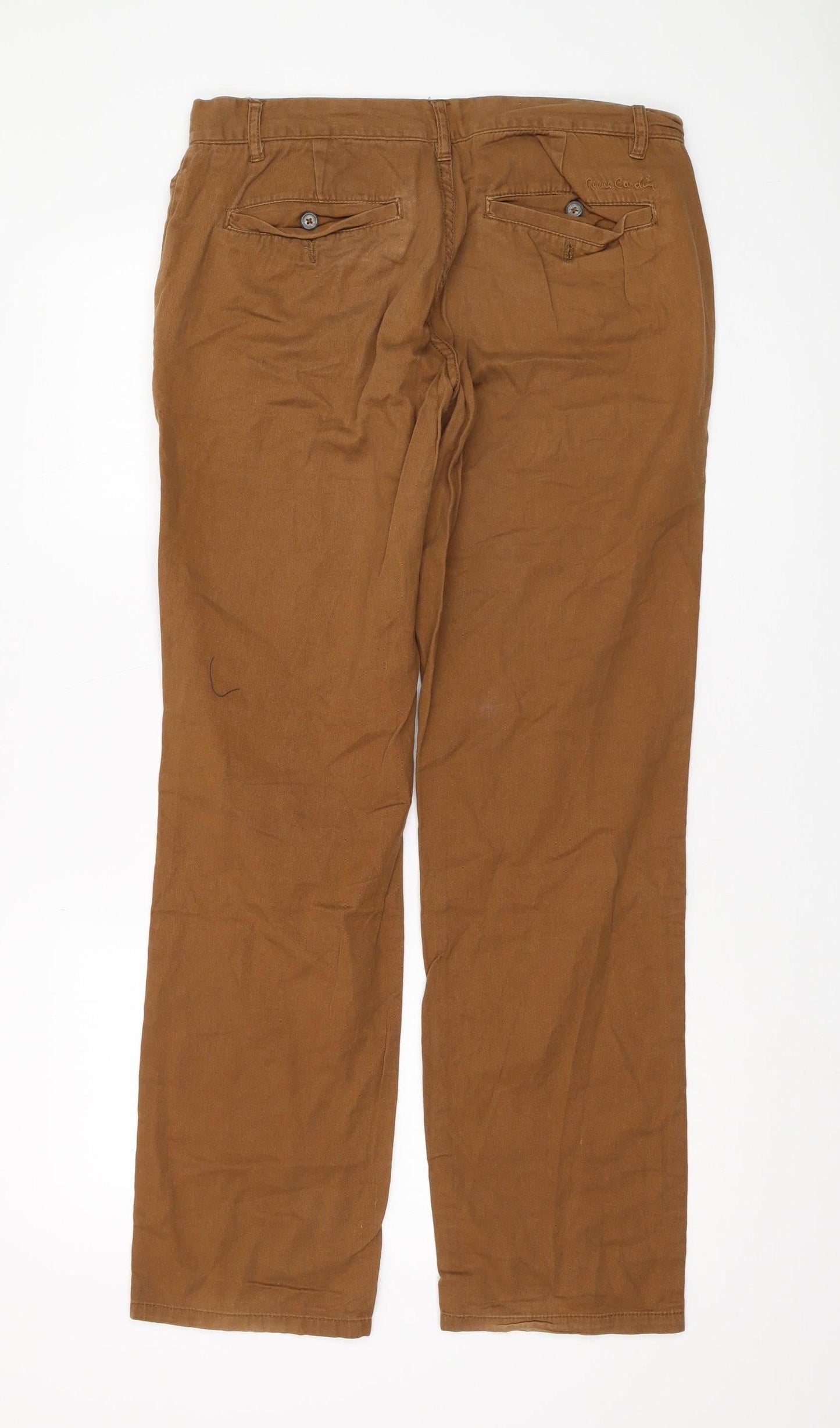 Pierre Cardin Men's Brown Chino Trousers Size L