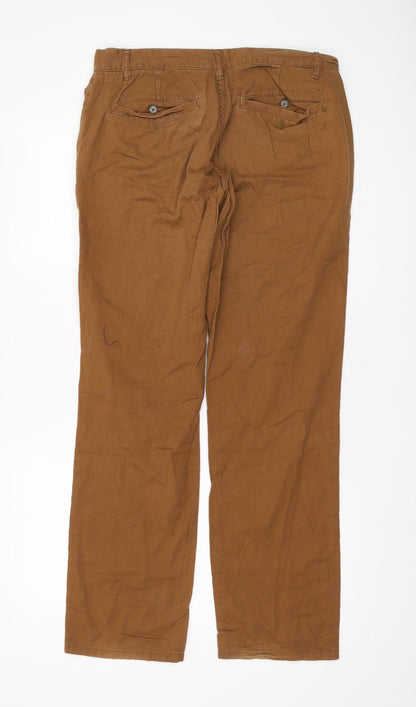 Pierre Cardin Men's Brown Chino Trousers Size L