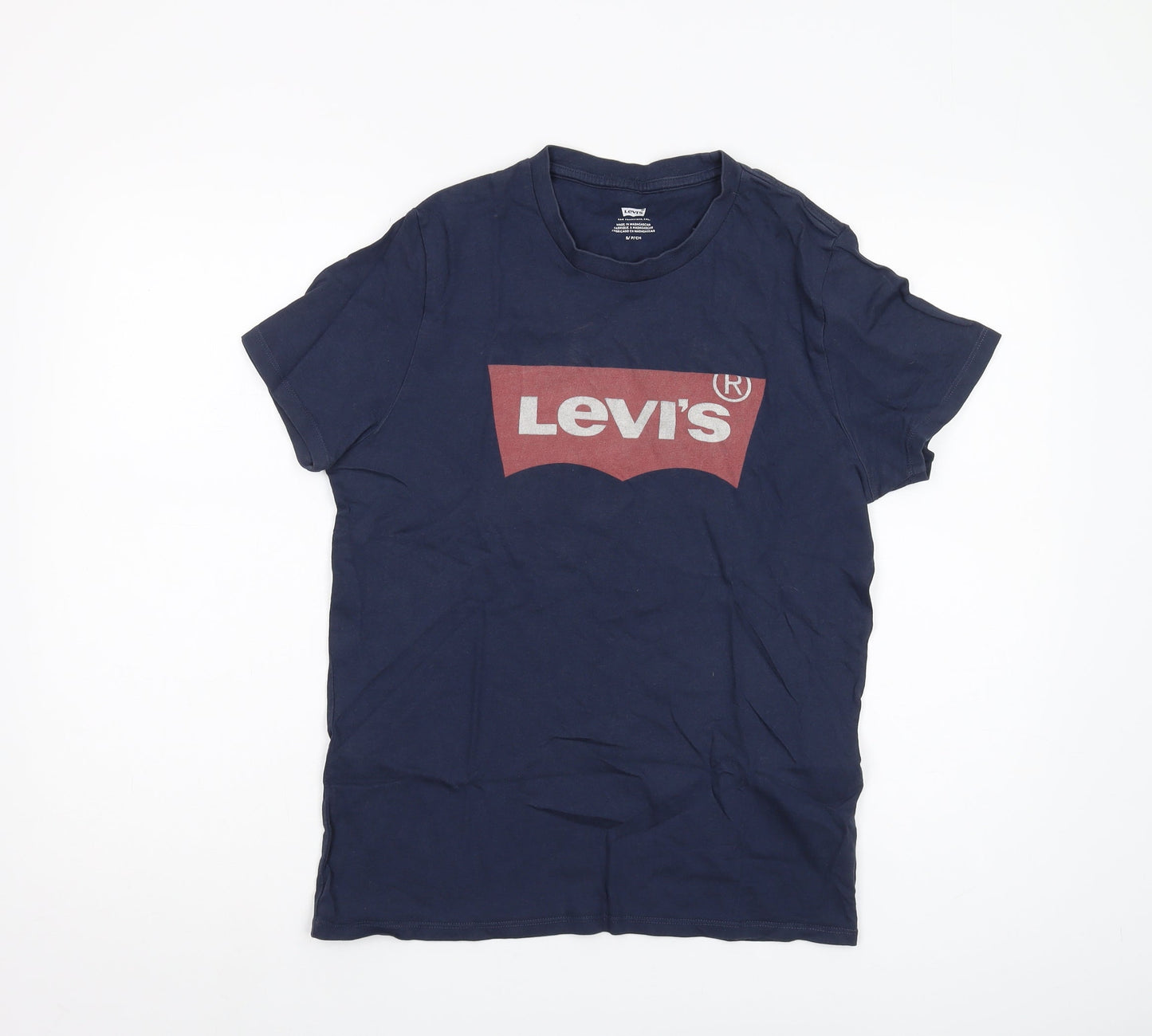 Levi's Men's Blue Small T-Shirt, Graphic Print
