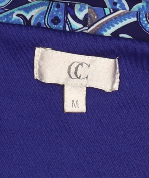 CC Women's Blue Paisley Skirt, Medium, Excellent