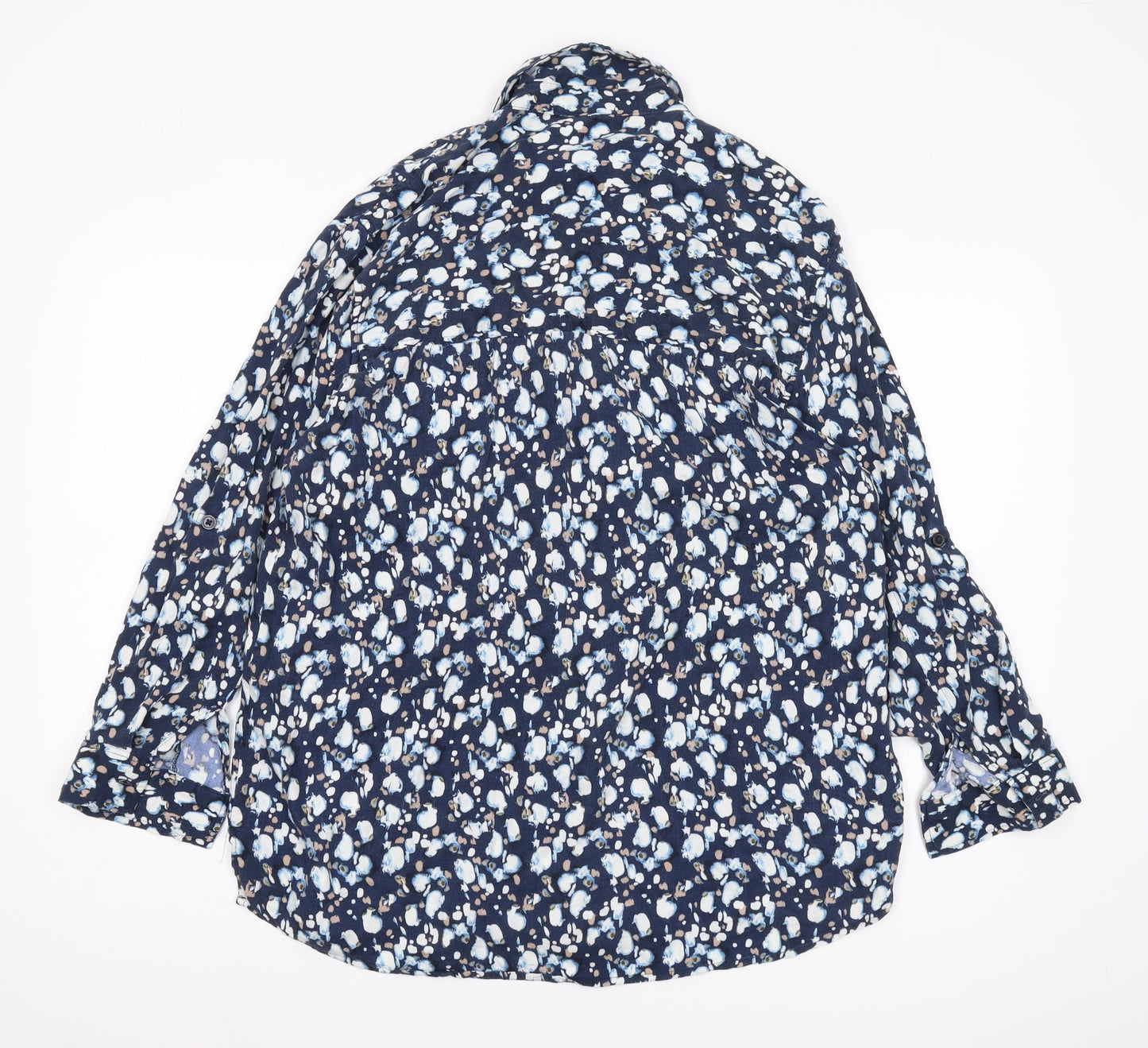 Womens UK Size 14 NEXT Blue  Button-Up
