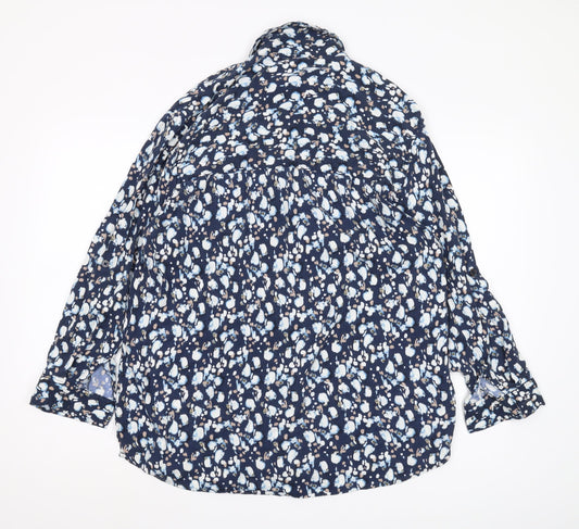 Womens UK Size 14 NEXT Blue  Button-Up