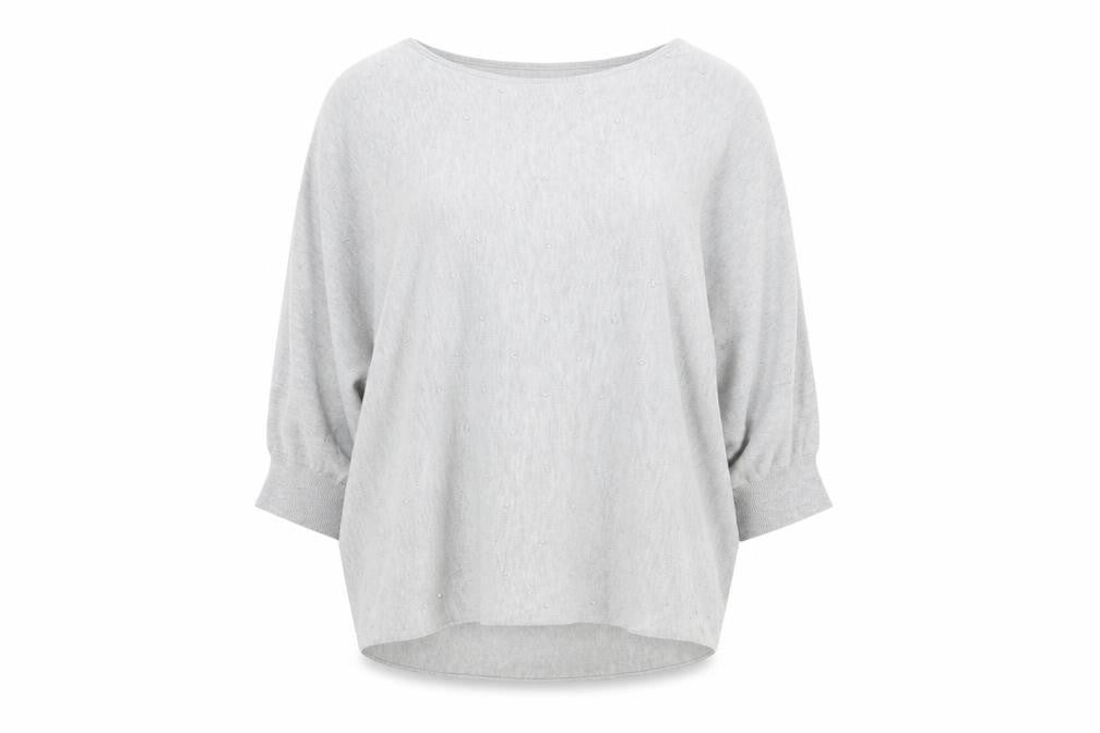 Womens UK Size L Phase Eight Grey Pullover Jumper