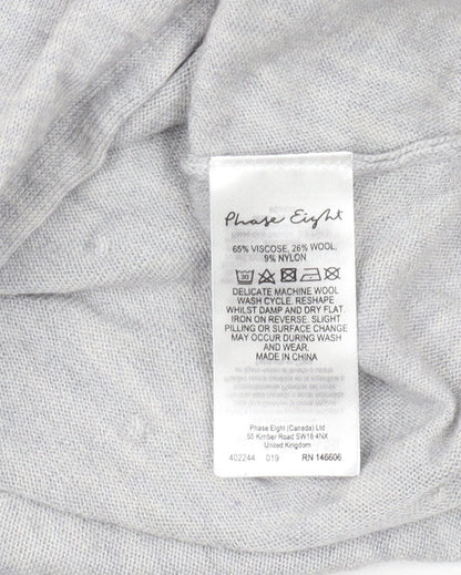 Womens UK Size L Phase Eight Grey Pullover Jumper