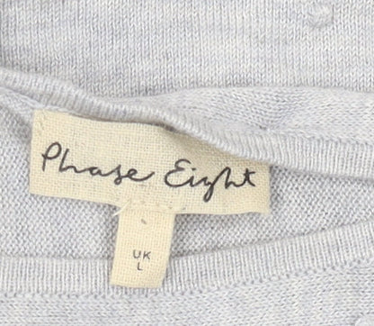 Womens UK Size L Phase Eight Grey Pullover Jumper
