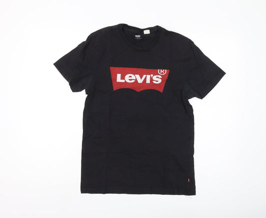 Levi's Men's Black Graphic Print T-Shirt Size S